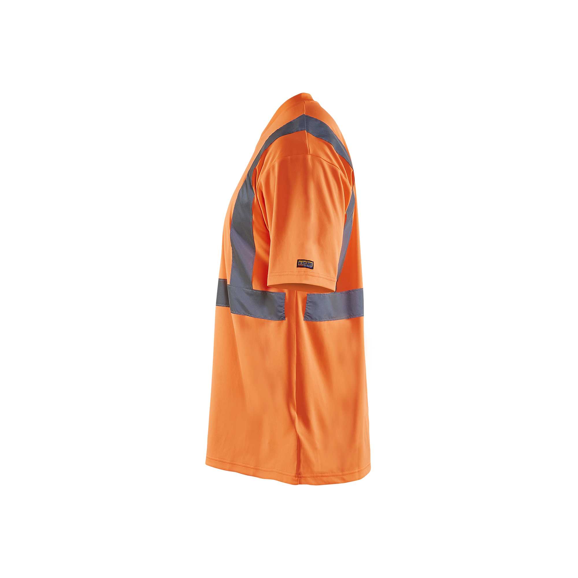 BLAKLADER 33131009 Hi Vis T Shirt Hi Vis Reflective Short Sleeve Work T-Shirt MEN - 100% Polyester